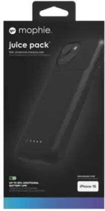 Zagg Задна корица Пластмаса Черен (iPhone 15)