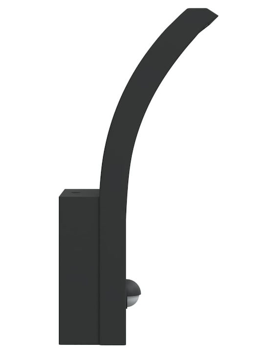 vidaXL Wandmontierte Außenleuchte LED IP54 9W mit Warmweiß Licht 7x4.5x23εκ.