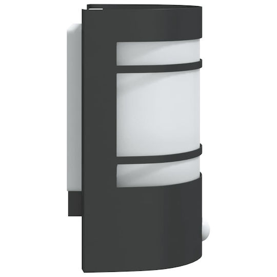 vidaXL Lumină de exterior montată pe perete E27 IP44 14x11x20.5εκ.