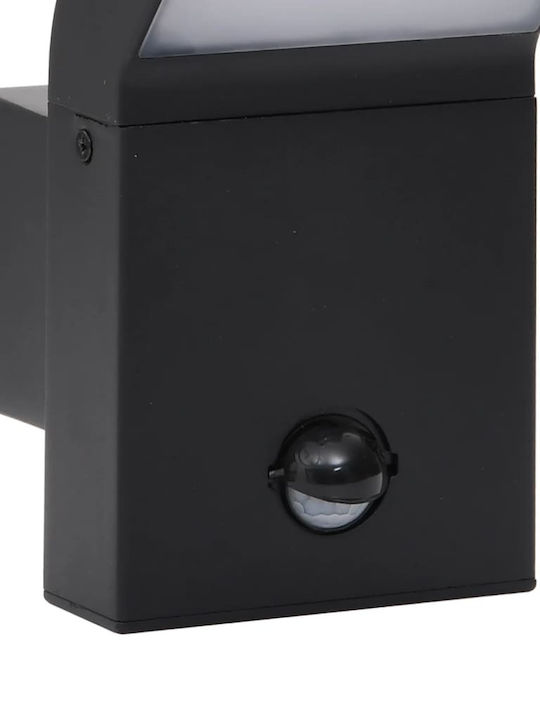vidaXL Wall-Mounted Outdoor Light LED IP54 9W with Warm White Light 10x15x22εκ.