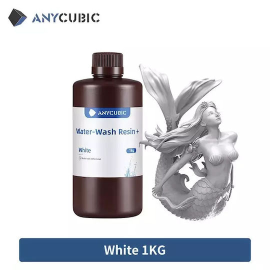 Water Wash Resin High Precision Low Odor 1kg White