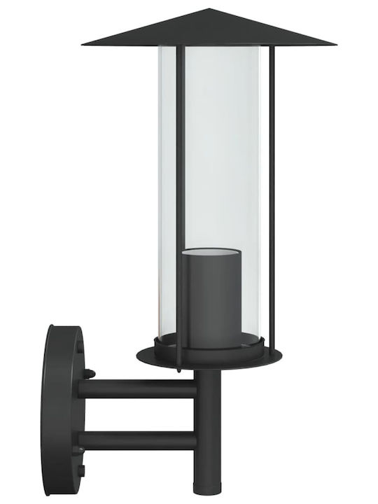vidaXL Επιτοίχιο Εξωτερικό Φωτιστικό E27 IP44 17.5x17.5x33εκ.