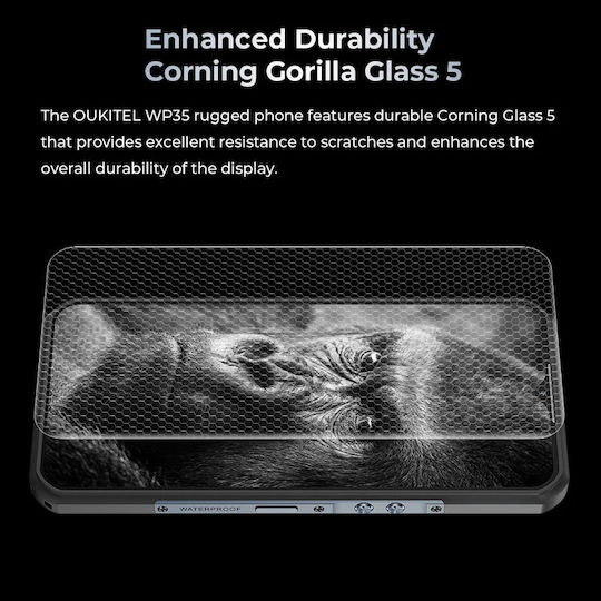 Oukitel WP35 5G Dual SIM (8GB/256GB) Resistant Smartphone Grey