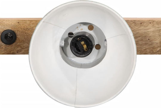 vidaXL Leuchte Wand mit Fassung E27 Bronze 90x25cm