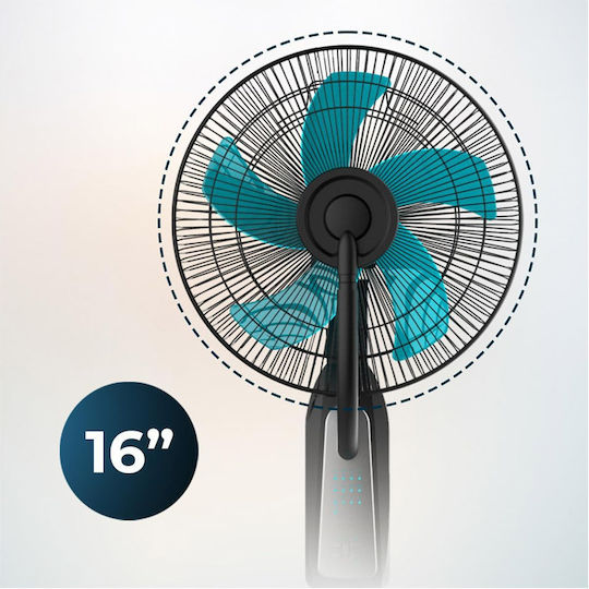 Cecotec EnergySilence 490 FreshEssence Misting Fan 90W 40cm Diameter With Remote Control Black