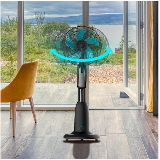 Cecotec EnergySilence 490 FreshEssence Misting Fan 90W 40cm Diameter With Remote Control Black