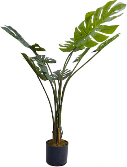Plantă Artificială în Ghiveci Monstera Green 120cm Home & Camp