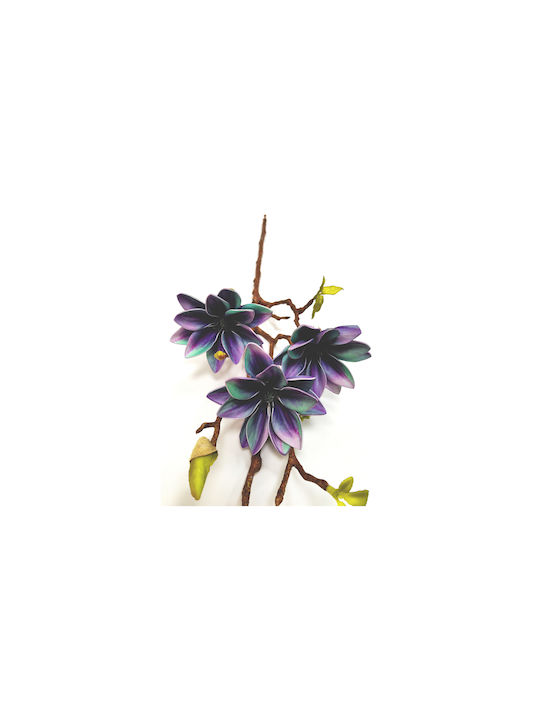 Ramură Decorativă Artificială Magnolia Purple 79cm Home & Camp