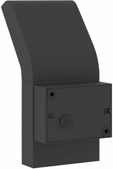 vidaXL Стенен Външен Осветител LED IP54 9W с Топла Бяла Светлина 10x15x22см