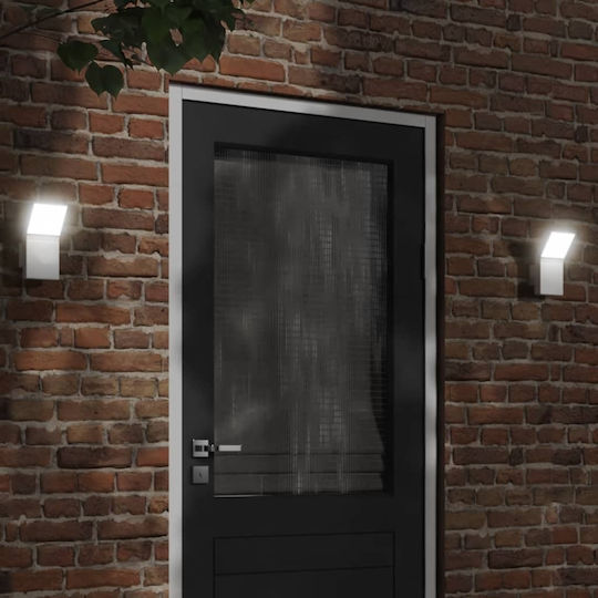 vidaXL Wandmontiertes Außenlicht LED IP54 9W Mit Warmweißem Licht 10x15x22cm