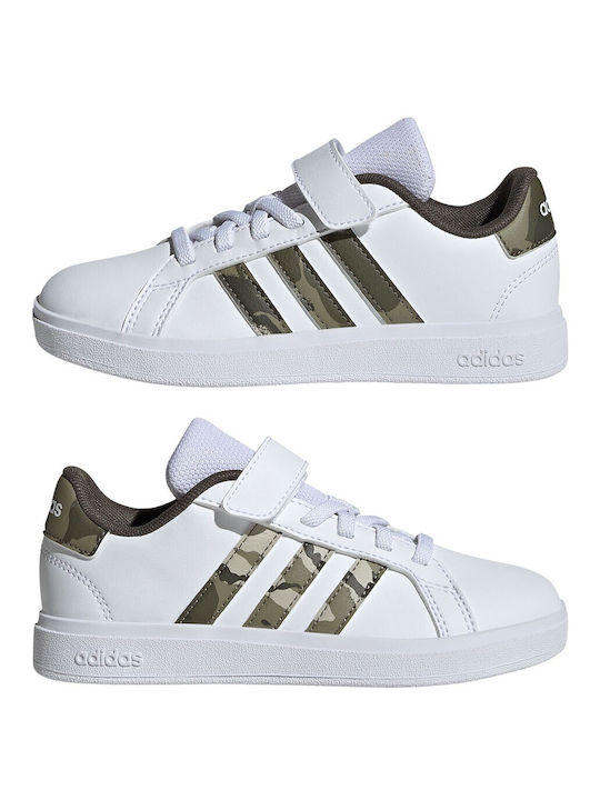 Adidas Παιδικά Sneakers Grand Court 2.0 El C Λευκά