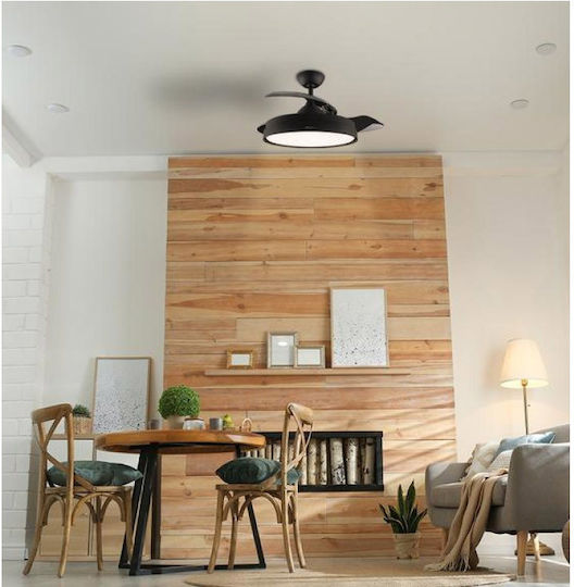 Cecotec EnergySilence Aero 4280 Invisible Ceiling Fan 106cm with Light Black