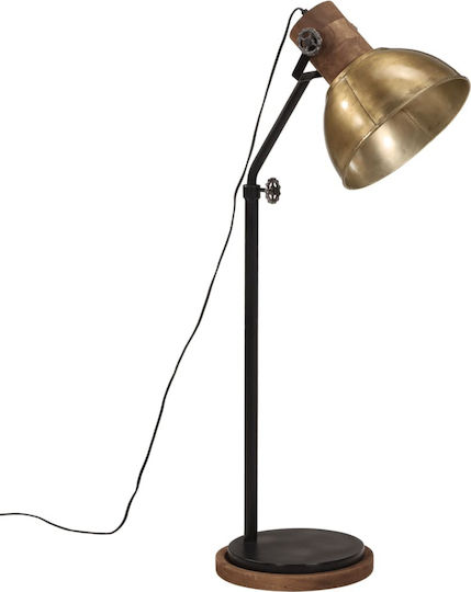 vidaXL Floor Lamp H100xW30cm. with Socket for Bulb E27 Bronze
