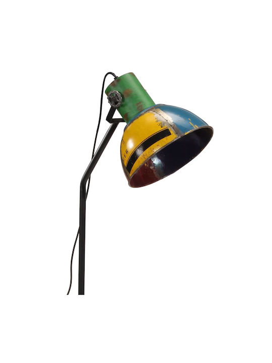vidaXL Floor Lamp H100xW30cm. with Socket for Bulb E27 Multicolour
