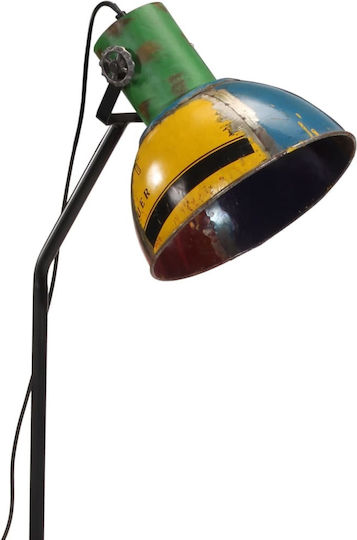 vidaXL Floor Lamp H100xW30cm. with Socket for Bulb E27 Multicolour
