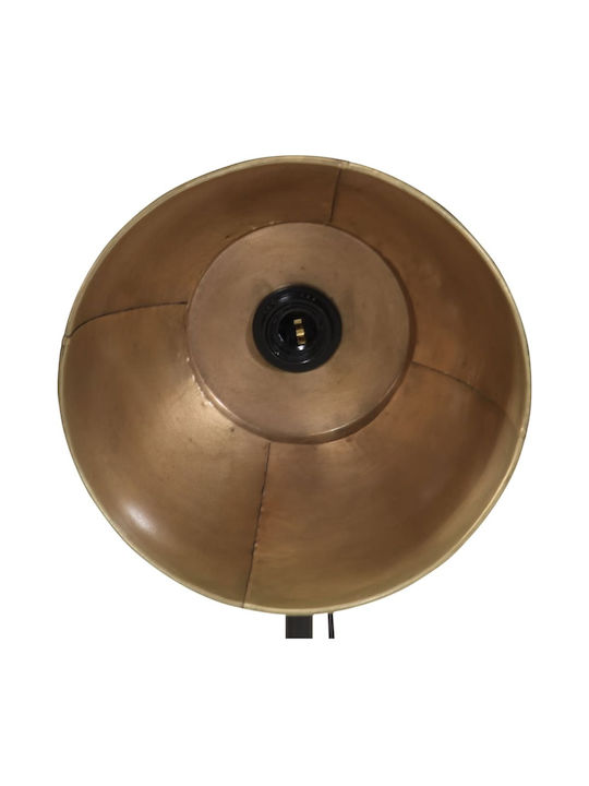 vidaXL Floor Lamp H100xW30cm. with Socket for Bulb E27 Bronze