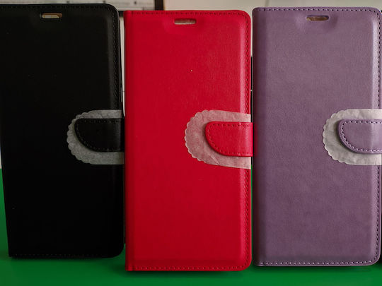 Leewello Wallet Silicon / Piele artificială Violet (Xiaomi 13 Lite)