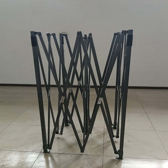 din Metal în Culoare Negru 200x200cm