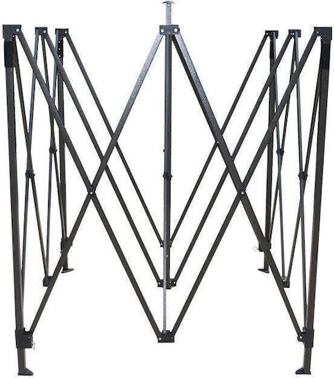 din Metal în Culoare Negru 200x200cm