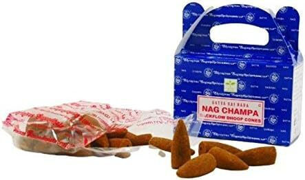 Nag Champa Satya Backflow Incense Cones 24pcs