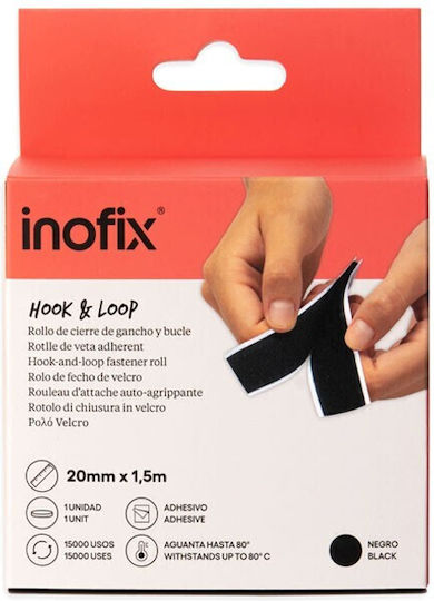 Inofix Μονωτική Ταινία 20mm x 1.5m Μαύρη