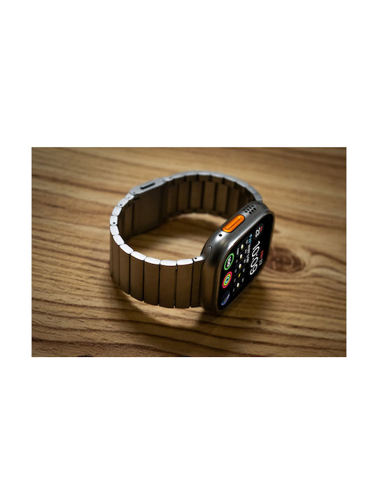 Mobile Origin Armband Rostfreier Stahl Silber (Apple Watch 44/45/46mm/Ultra 49mm)
