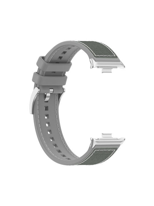 Каишка Текстил Сив (Xiaomi Mi Band 8 Pro / Redmi Watch 4 / Xiaomi Smart Band 9 Pro)