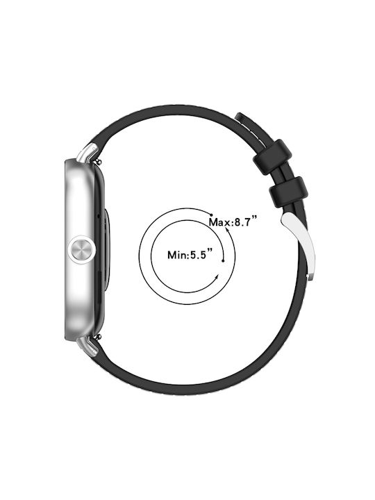 Каишка Текстил Сив (Xiaomi Mi Band 8 Pro / Redmi Watch 4 / Xiaomi Smart Band 9 Pro)
