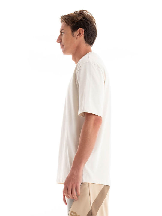 Hugo Boss Ανδρικό T-shirt Κοντομάνικο Off White