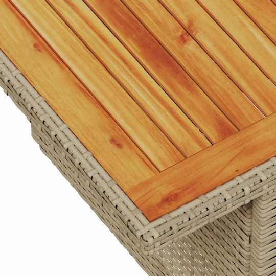 Tisch Stabil Beige 100x55x73cm