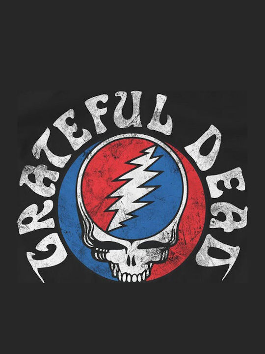 Paperinos Grateful Dead Distressed T-shirt Μαύρο Βαμβακερό