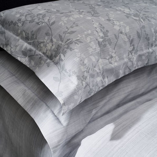 Vesta Home Torino 1 Cuvertură Pat Dublu Bumbac Gri 230x270cm