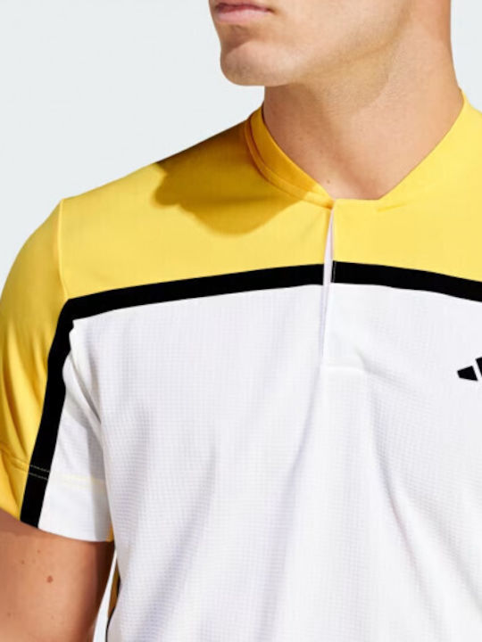 Adidas Ανδρική Μπλούζα Polo Λευκή