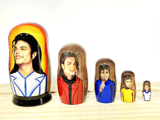 Διακοσμητική Μινιατούρα Ξύλινη Michael Jackson 10cm 5τμχ Διακοσμητική Μινιατούρα Ξύλινη Michael Jackson 10cm 5τμχ
