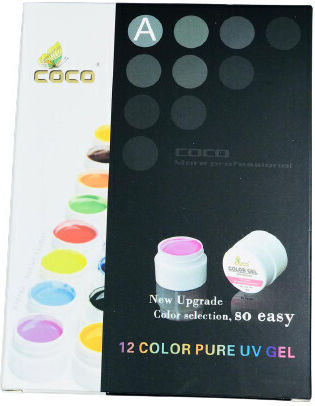 Coco & Eve Gel Falsche Nagelgel Mehrfarbig 5ml
