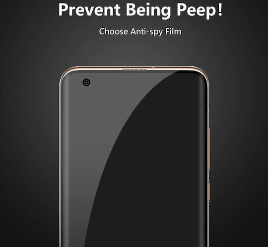 Adeziv complet Privacy Full Face Tempered Glass Negru (Huawei Nova 9 / Honor 50 5G - Huawei Nova 9 / Honor 50 5G)