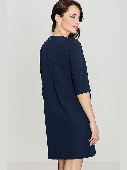 Lenitif Mini Dress Navy Blue