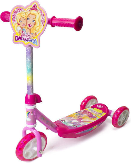 D'Arpeje Kinderroller Barbie Dreamtopia 3-Rad für 3+ Jahre alt Jahre Rosa
