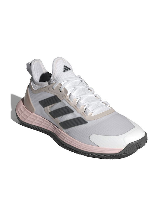 Adidas Adizero Ubersonic 4.1 Γυναικεία Παπούτσια Τένις για Χωμάτινα Γήπεδα Ftwr White / Grey Four / Sandy Pink