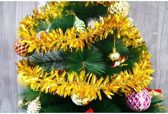 Christmas Ribbon Gold 200x6.5cm 1pc