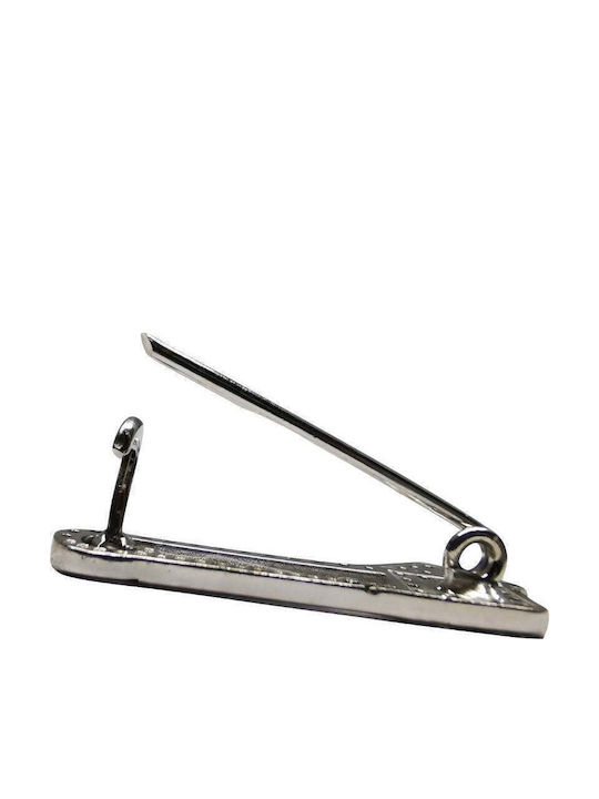 Pin aus Silber Weiß