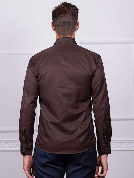 Regular Fit Brown Shirt 0427-1029-5062-BROWN