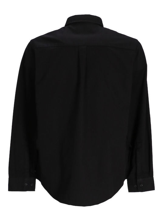 Hugo Boss Men's Shirt Cotton Black