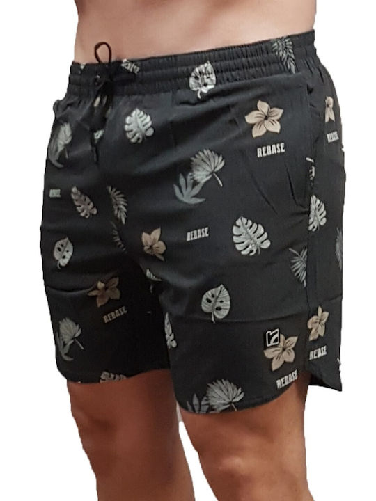 Ανδρικό Μαγιό Σορτς Black Melange