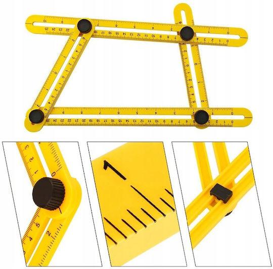 Winkelmesser Hufschmiede Metallisch Länge 25cm