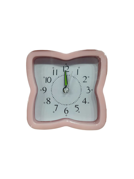 Tabletop Clock with Alarm Pink 606261_pi