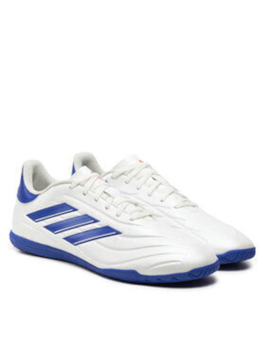 adidas Pure 2 Club IN Low Football Shoes Hall White