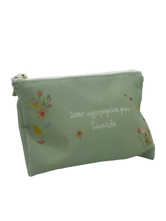 Necessaire in Grün Farbe