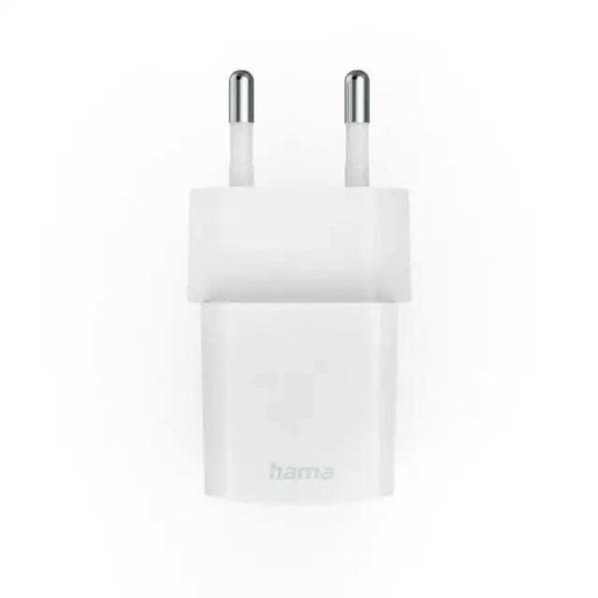 HAMA Φορτιστής Χωρίς Καλώδιο με Θύρα USB-C 25W Power Delivery Λευκός (Eco)