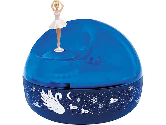 Trousselier Kids Table Lamp Projector Ballet Dancer Blue 13.5x12x12cm